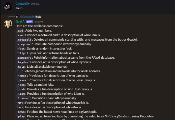 Discord Bot